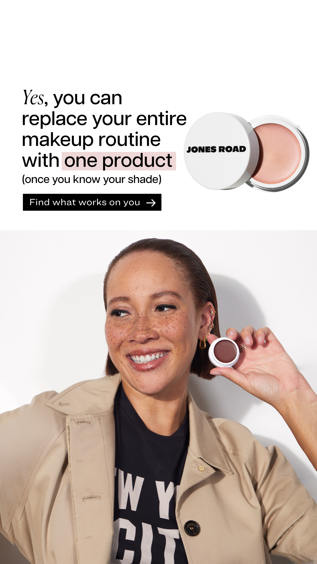 Jones Road Beauty Facebook ad