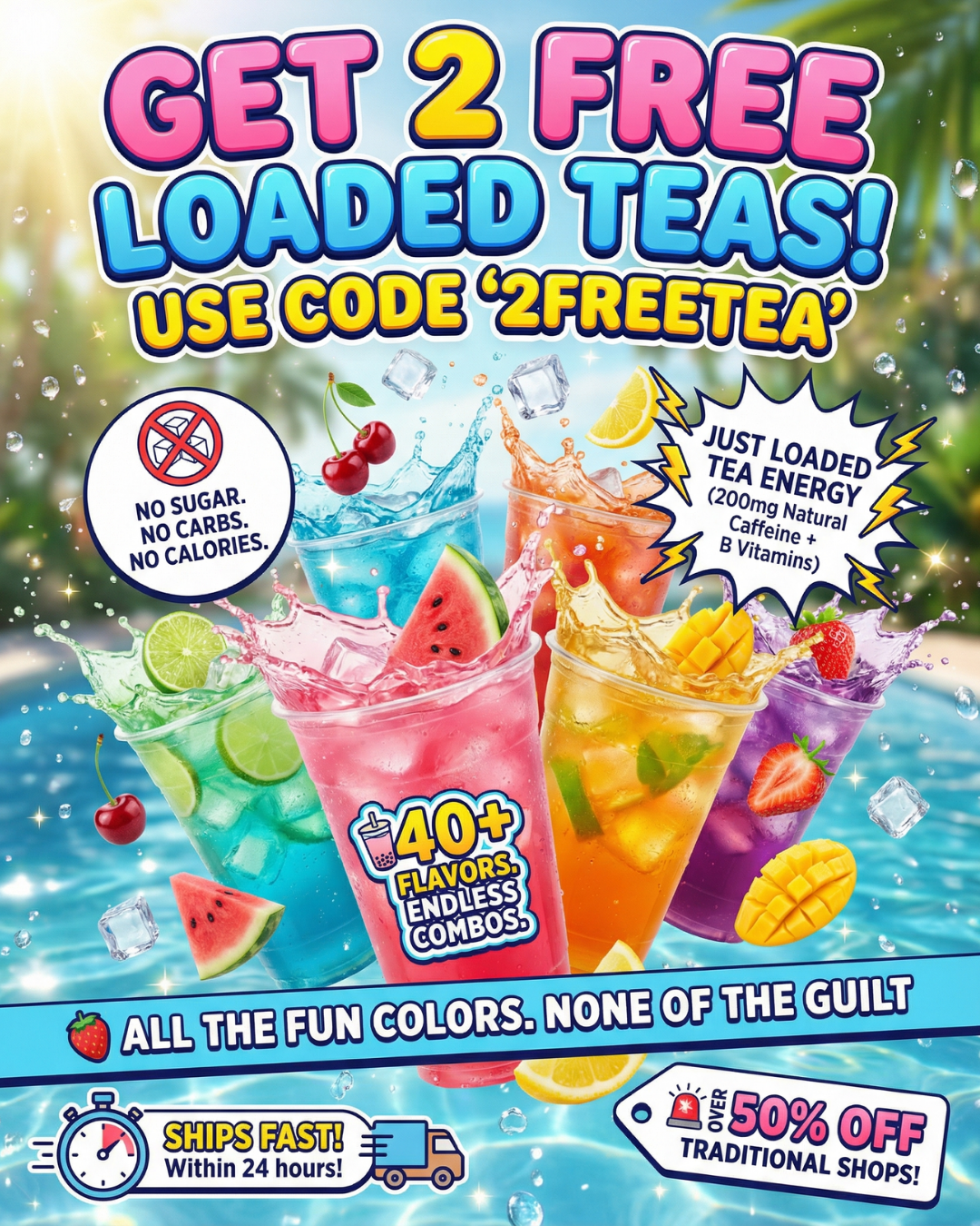 The Loaded Tea Shop Facebook ad