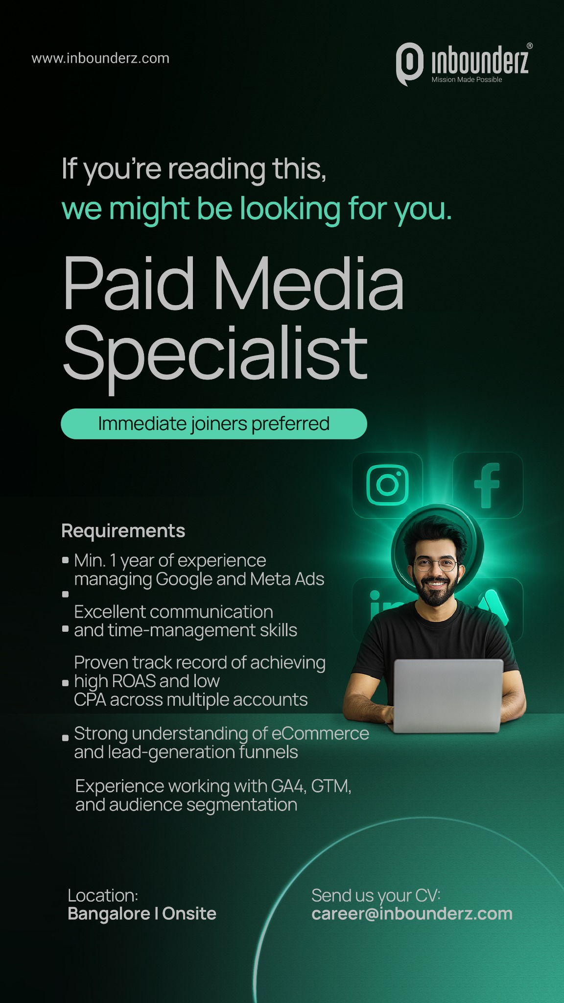 Inbounderz Facebook ad from Dec 30, 2025