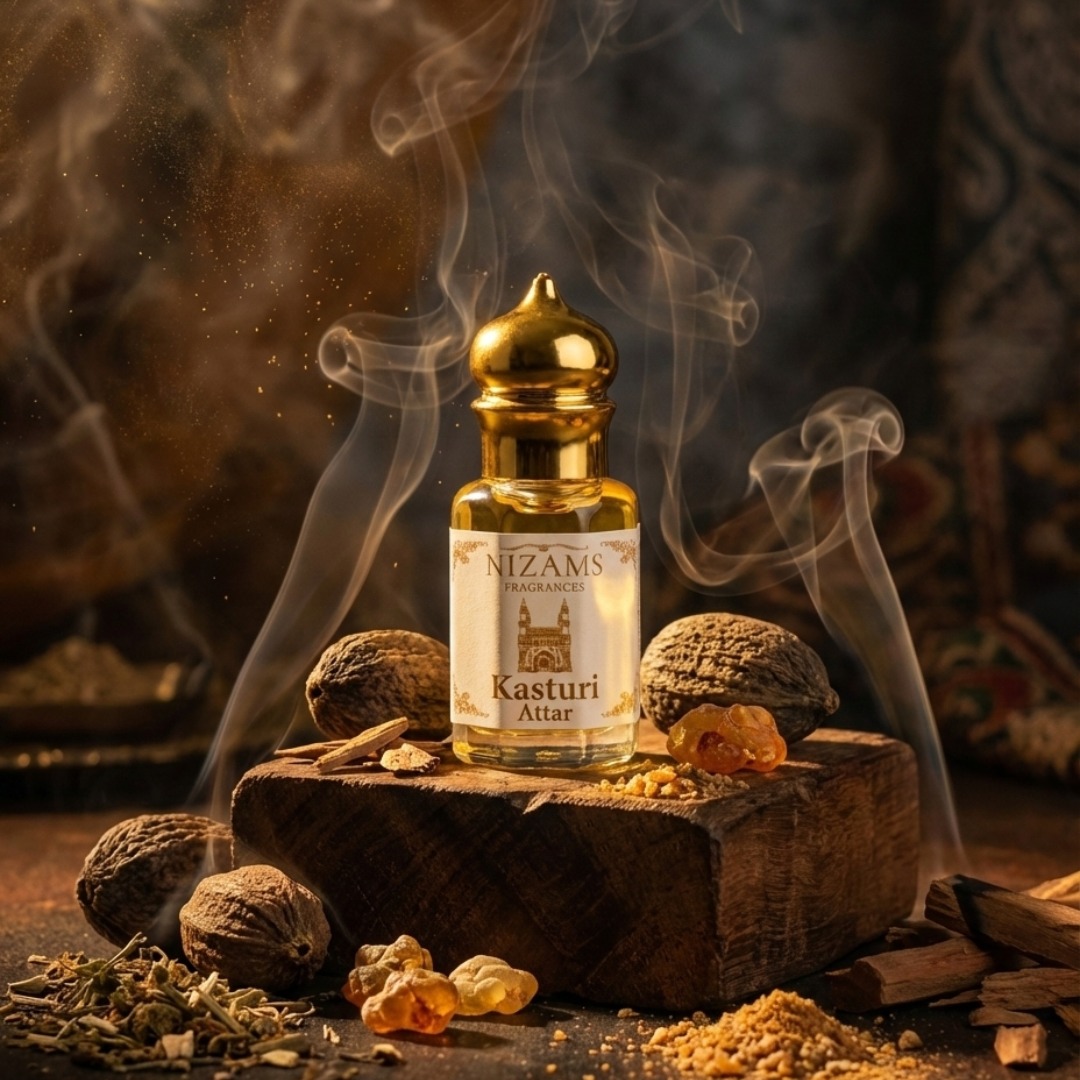 Nizams Fragrances Facebook ad: Hyderabad's Finest Attars, Delivered to your Doorsteps