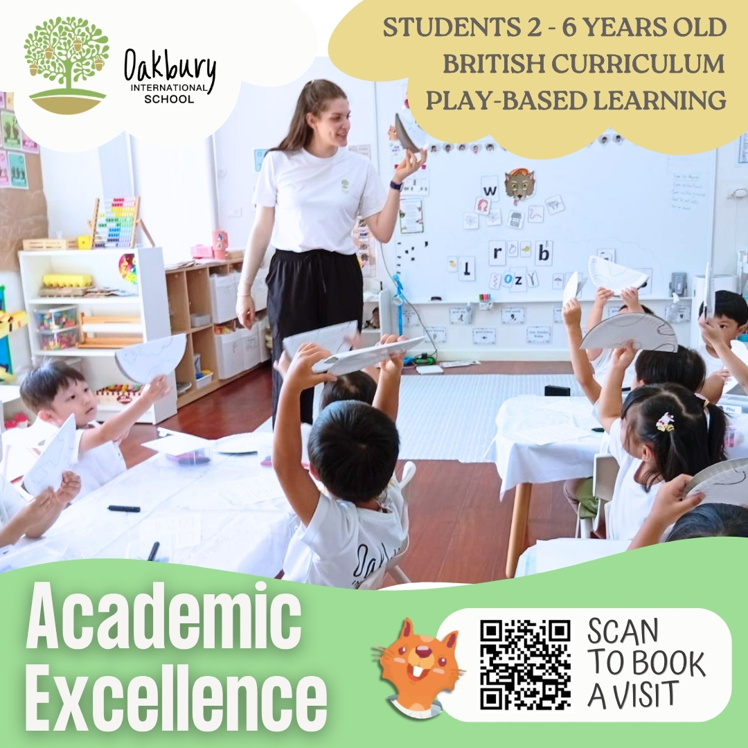 Oakbury International School - โรงเรียนนานาชาติโอ๊คบิวรี่ Facebook ad: Apply Now!
