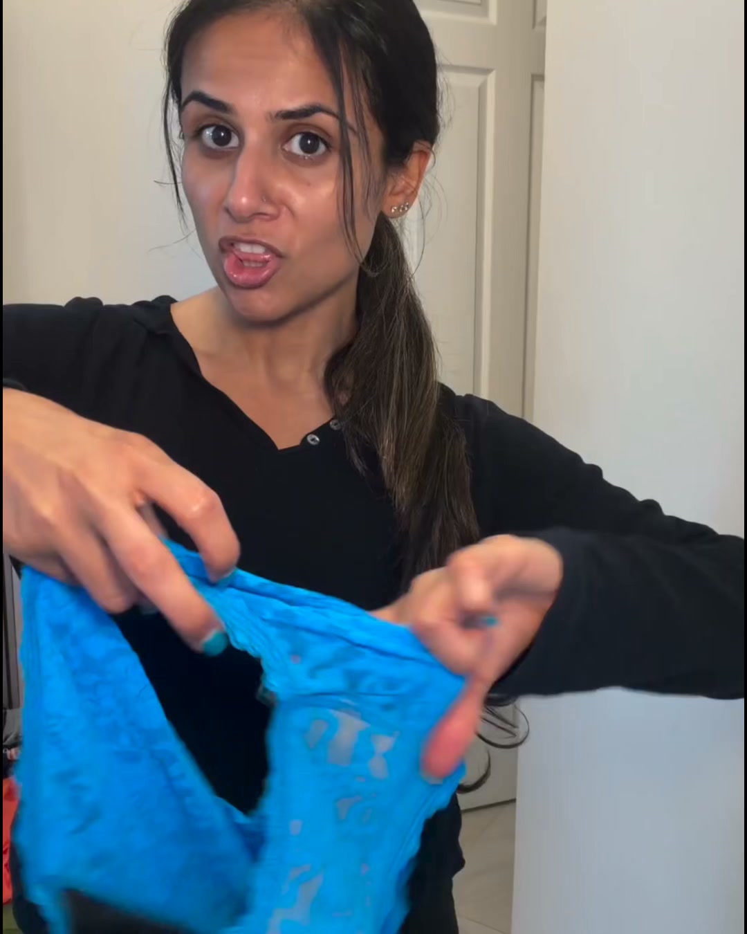 Saaltco Facebook ad: Lacy + leakproof? No compromise.