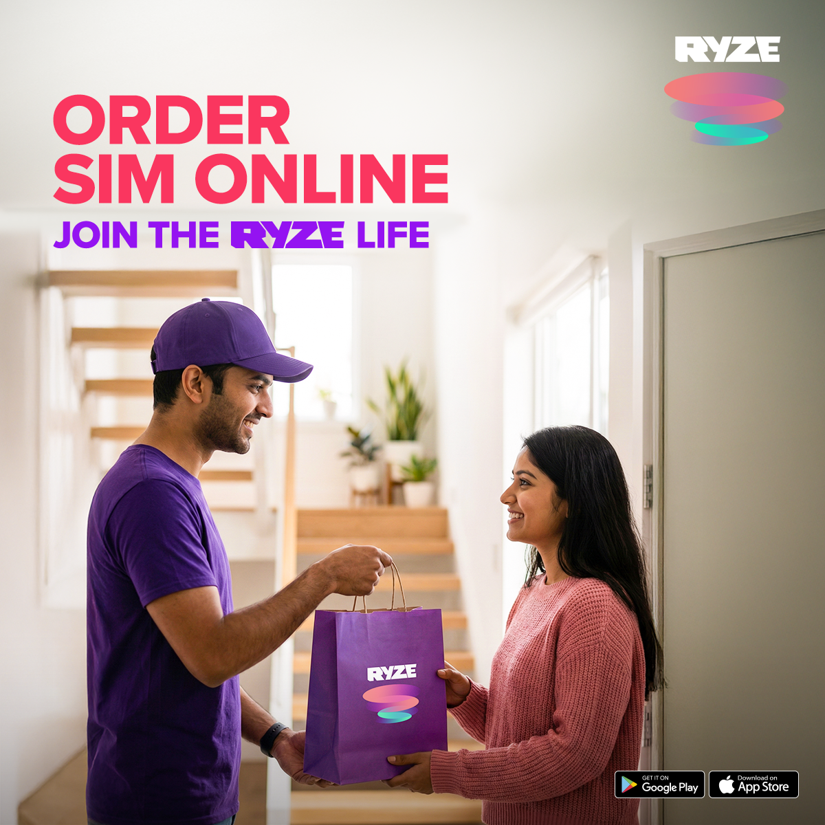 RYZE Live Facebook ad
