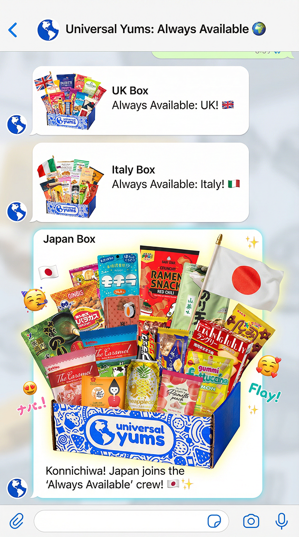 Universal Yums Facebook ad