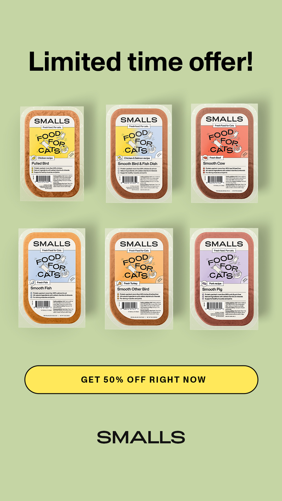 Smalls Facebook ad