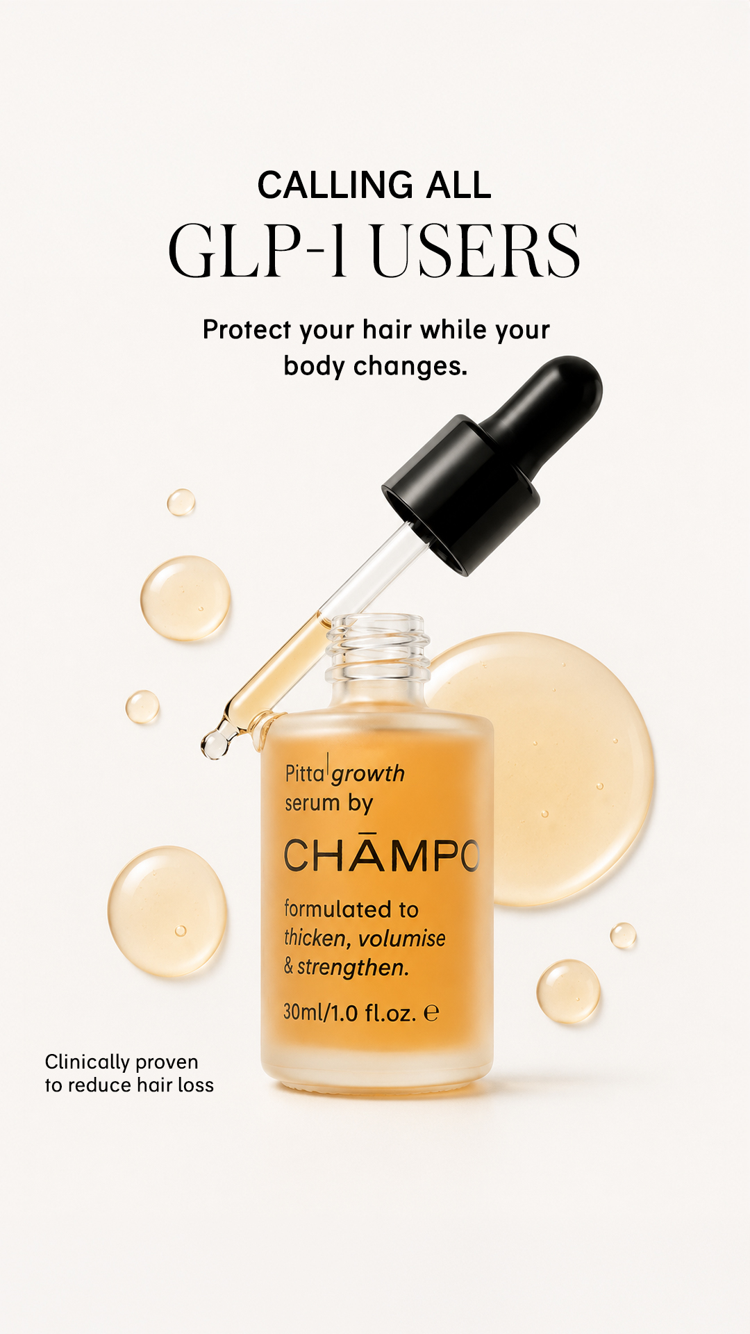 Chāmpo Haircare Facebook ad