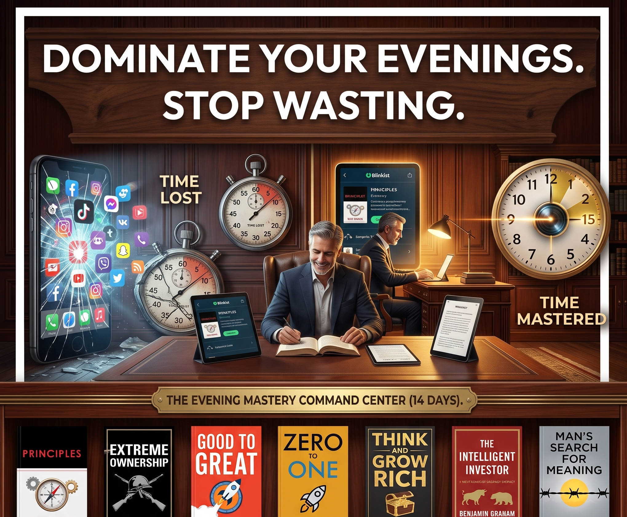 Blinkist Facebook ad