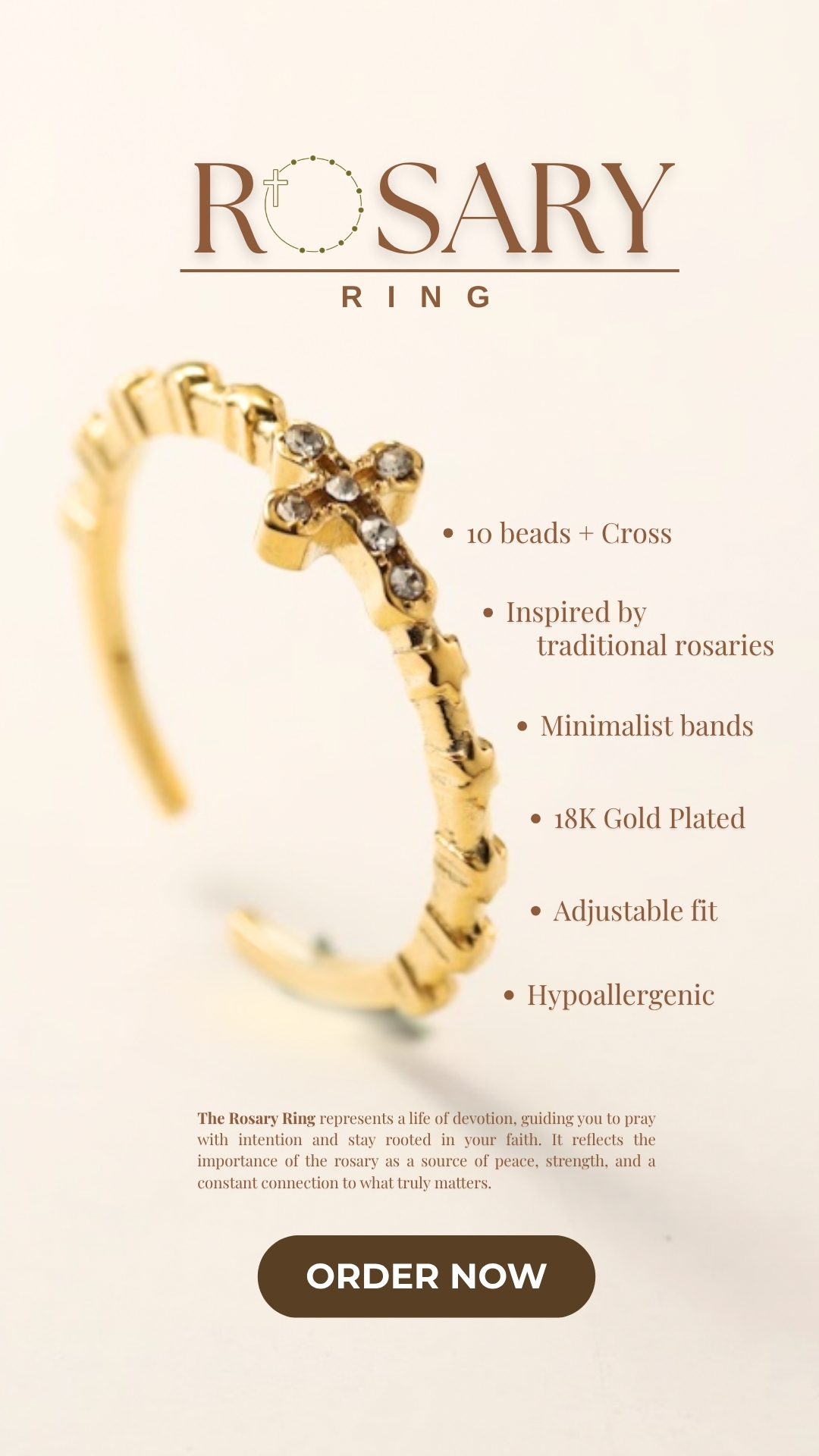 The Rosary Ring Facebook ad from Jul 7, 2026