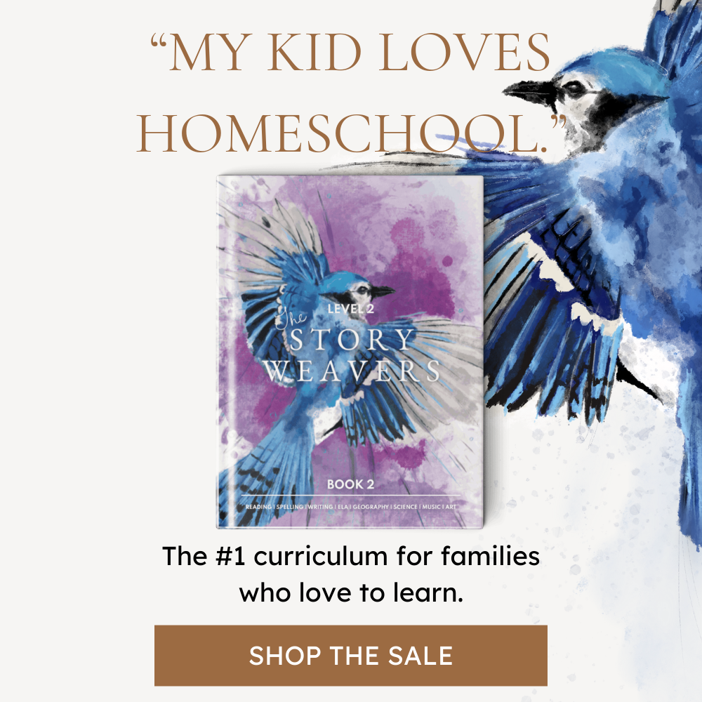 The Story Weavers Facebook ad