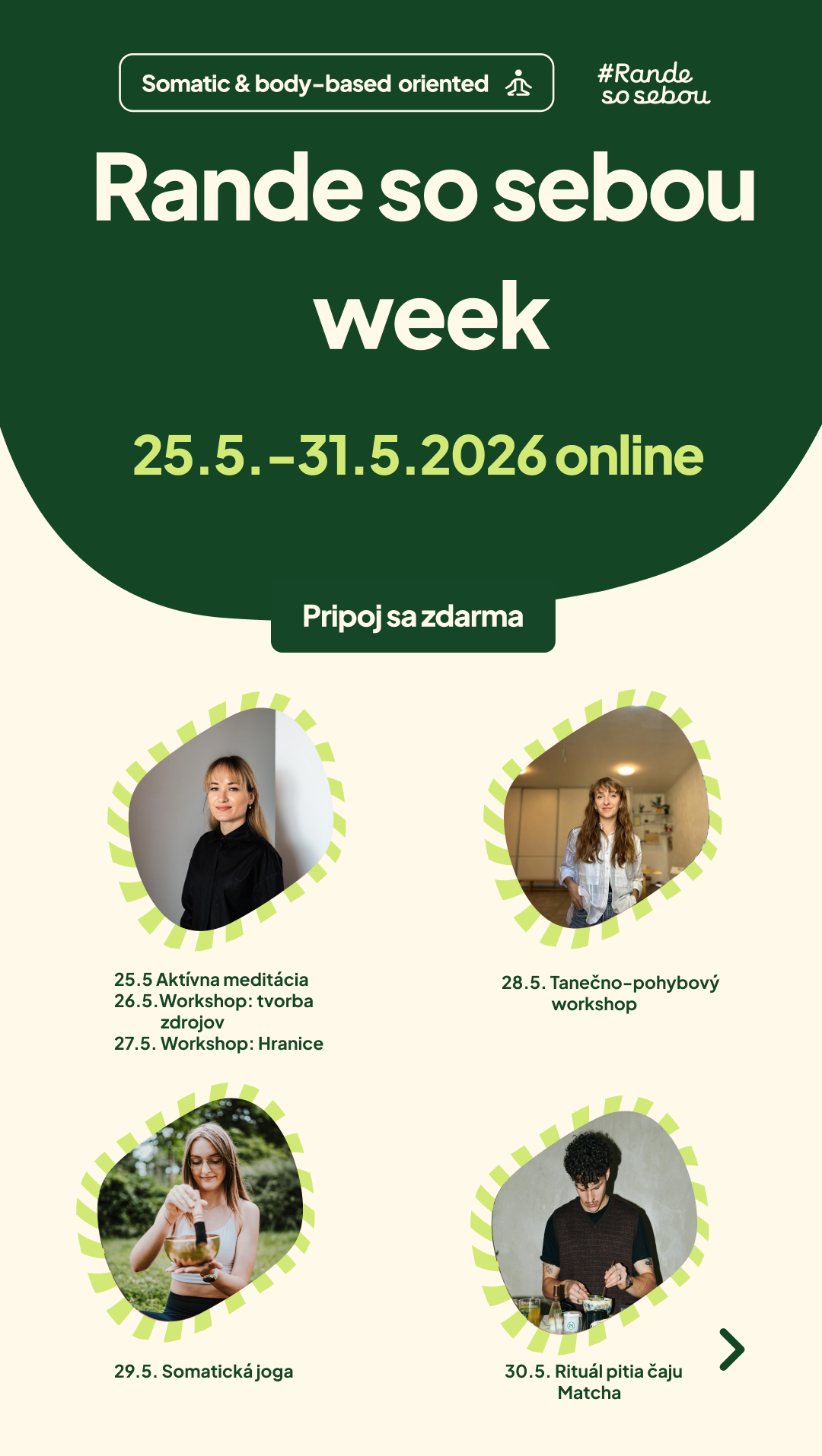 Rande so sebou Facebook ad: Cítiš, že počas týždňa nemáš čas pre seba?