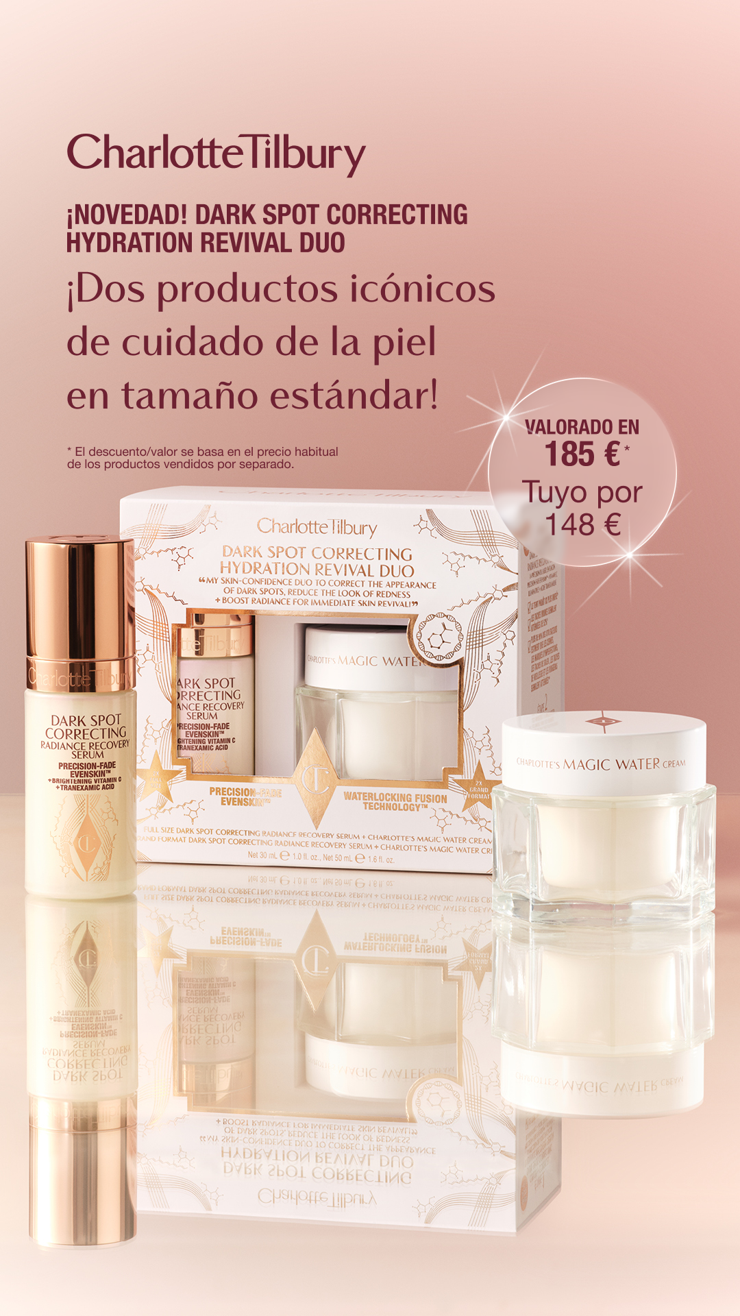 Charlotte Tilbury Skincare Facebook ad