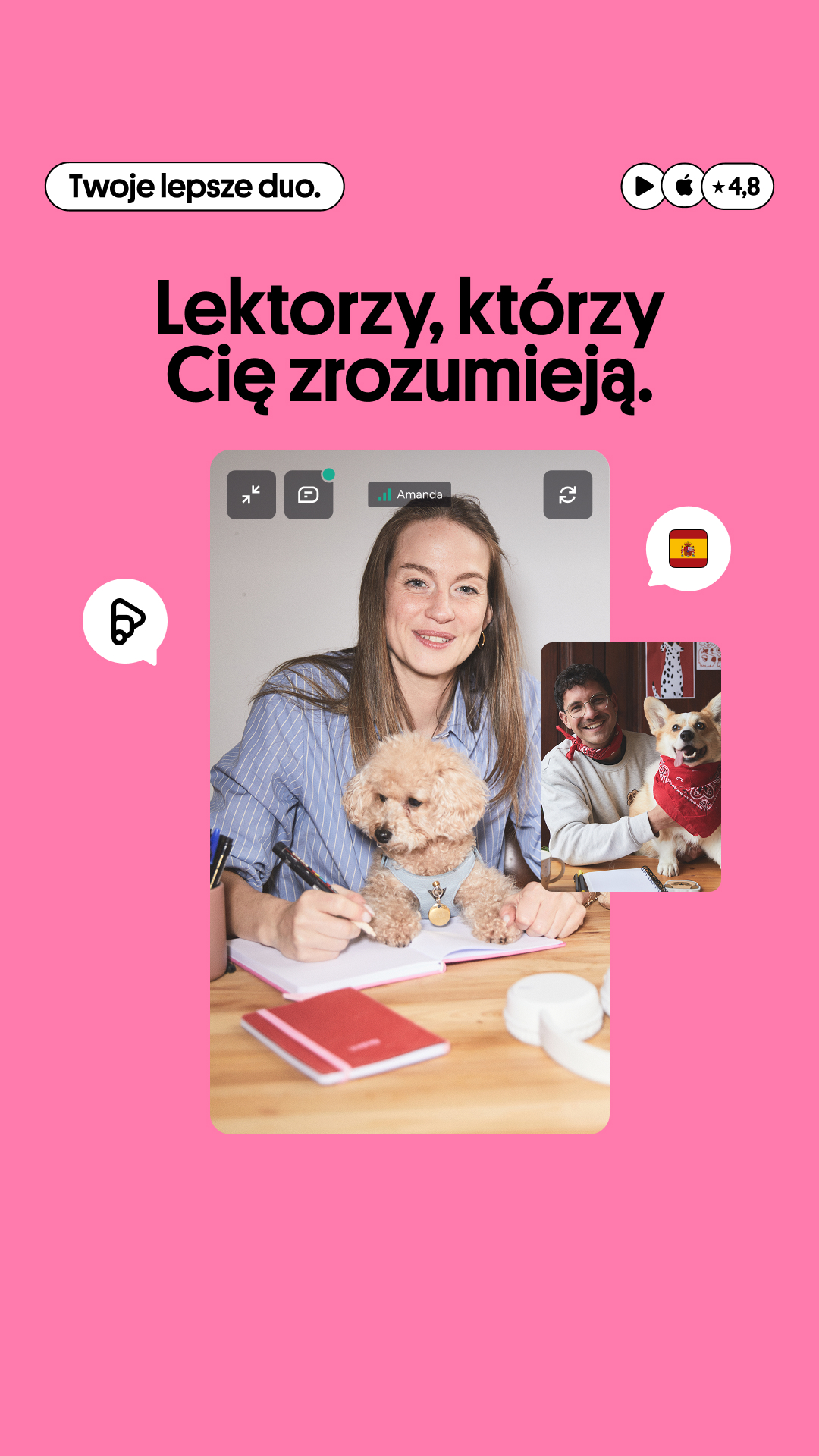Preply Facebook ad