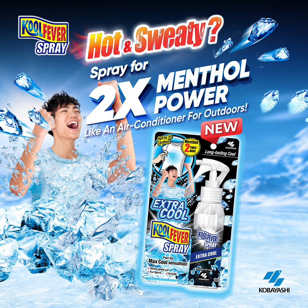 KOOLFEVER Malaysia Facebook ad: Tired of feeling sticky and sweaty the moment…