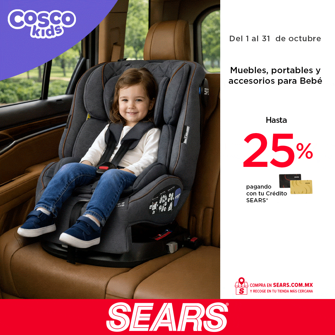 Sears México Facebook ad: ¡En tienda y en línea!