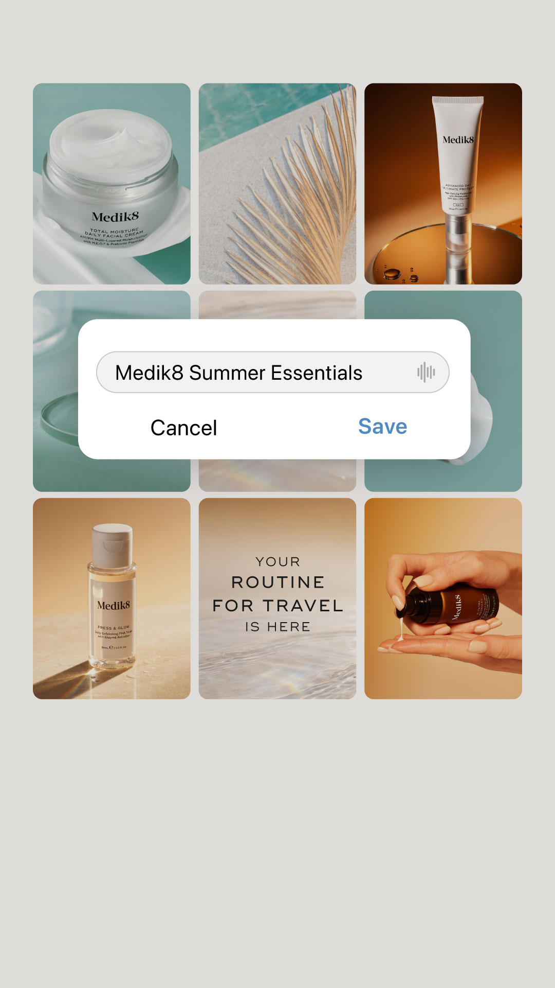 Medik8 Facebook ad