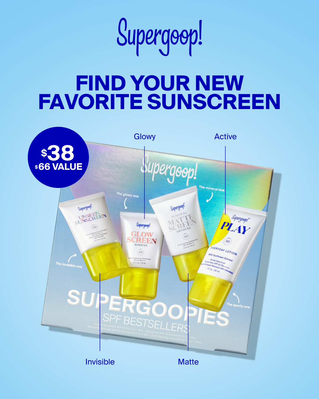 Supergoop Facebook ad