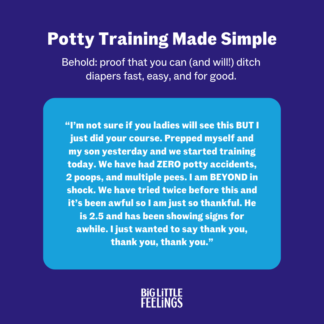 Big Little Feelings Facebook ad: Get the course today!