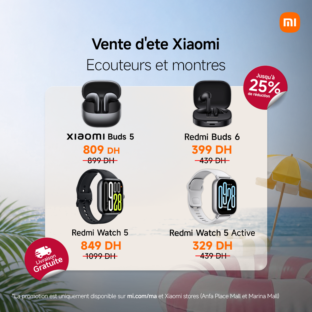 Xiaomi Morocco Facebook ad: Festival des Soldes d'Été