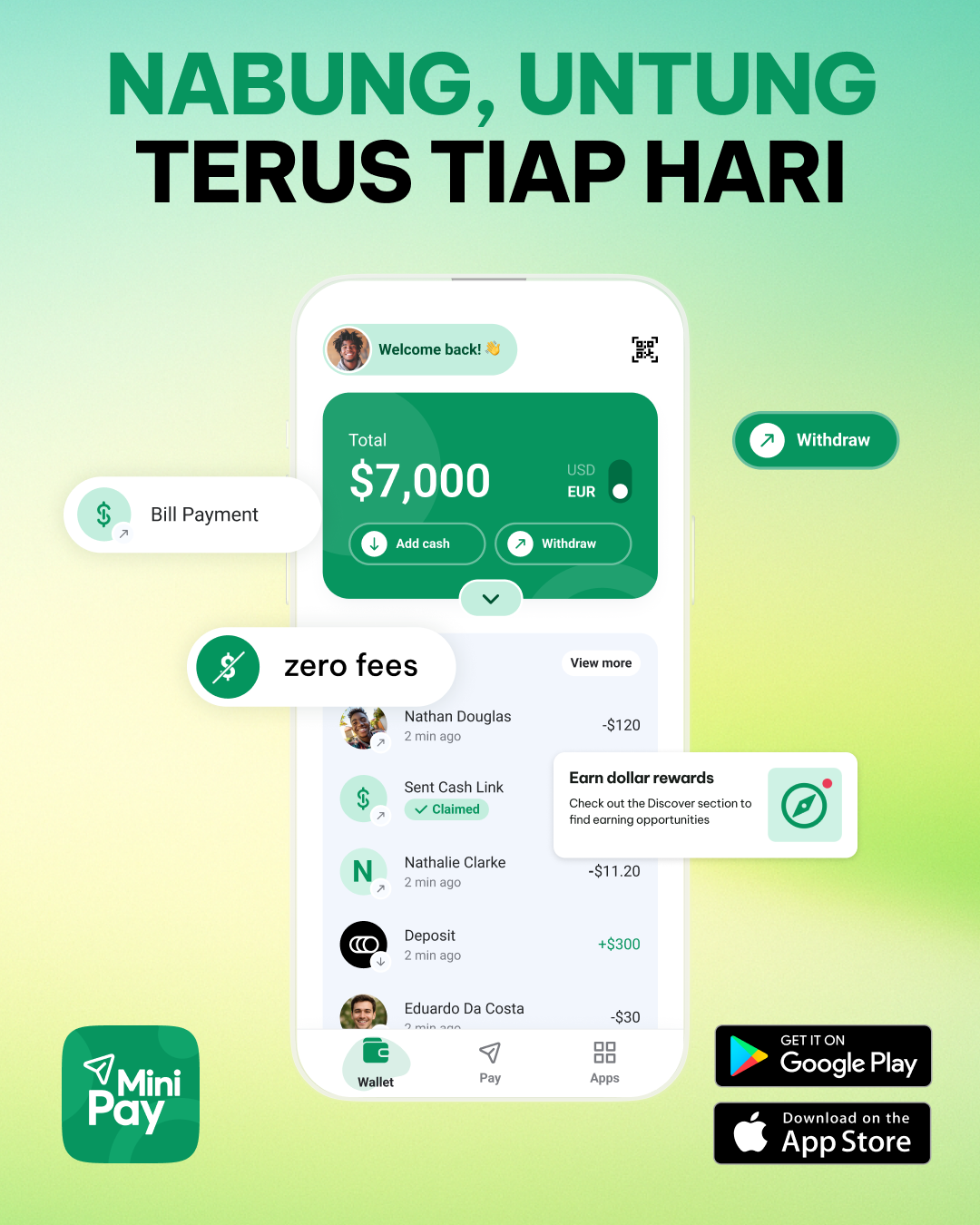 MiniPay Facebook ad
