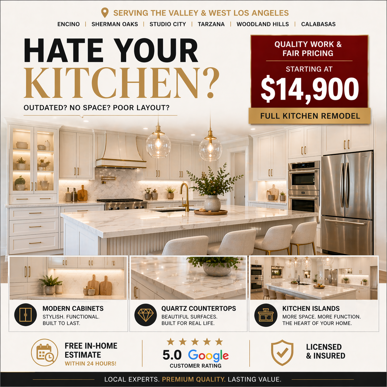 Villa Remodeling Facebook ad