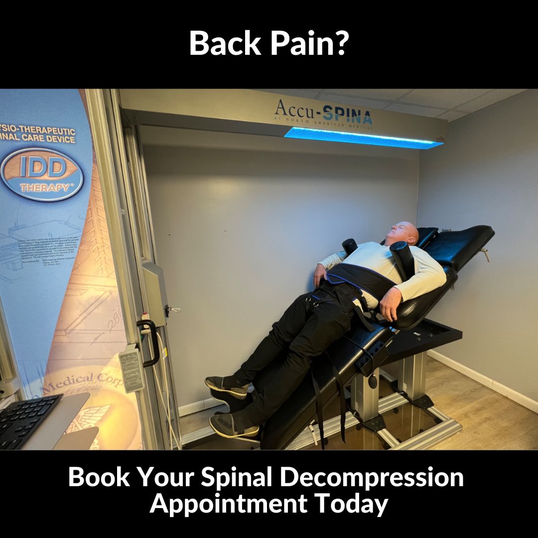 QC Wellness Group Facebook ad: $49 Spinal Decompression Treatment