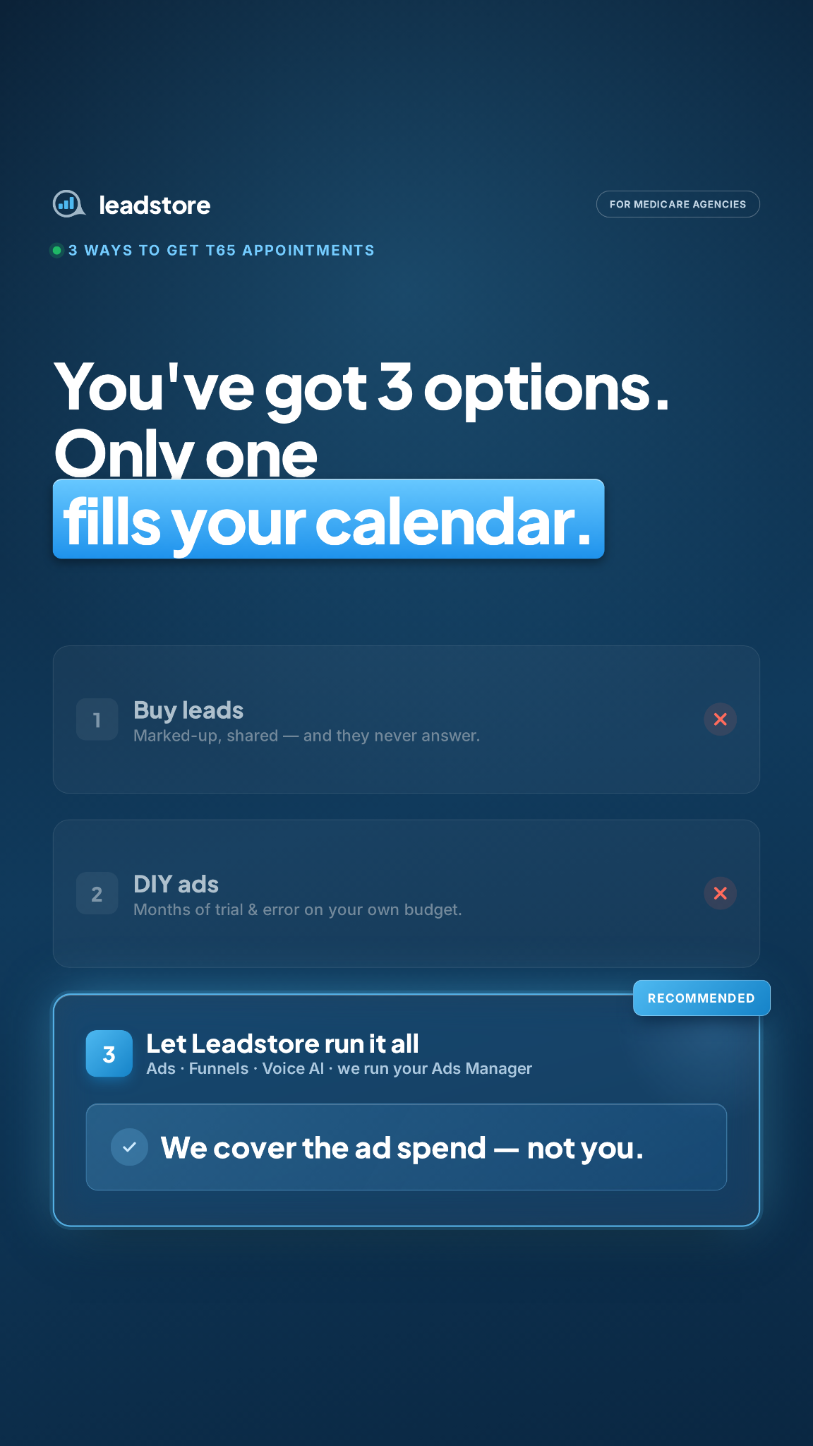 LeadStore Facebook ad