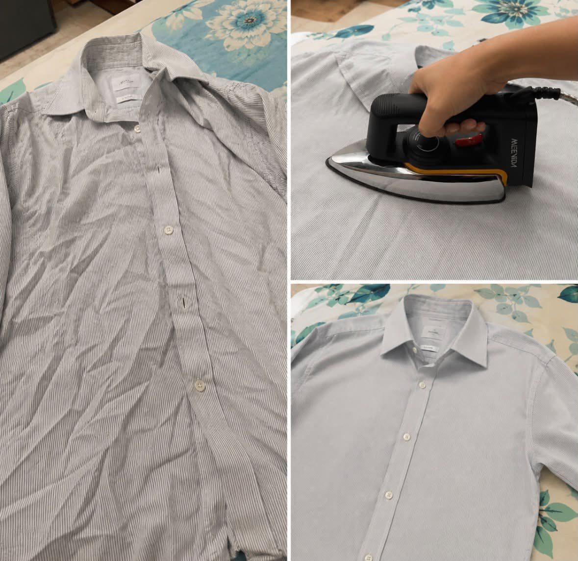 Barang Rare Facebook ad: MEEVIDA Steam Iron Handheld Electric Non-Stick Soleplate…