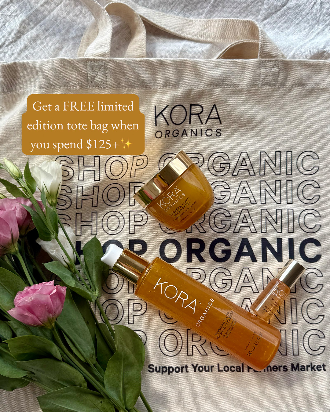 KORA Organics Facebook ad