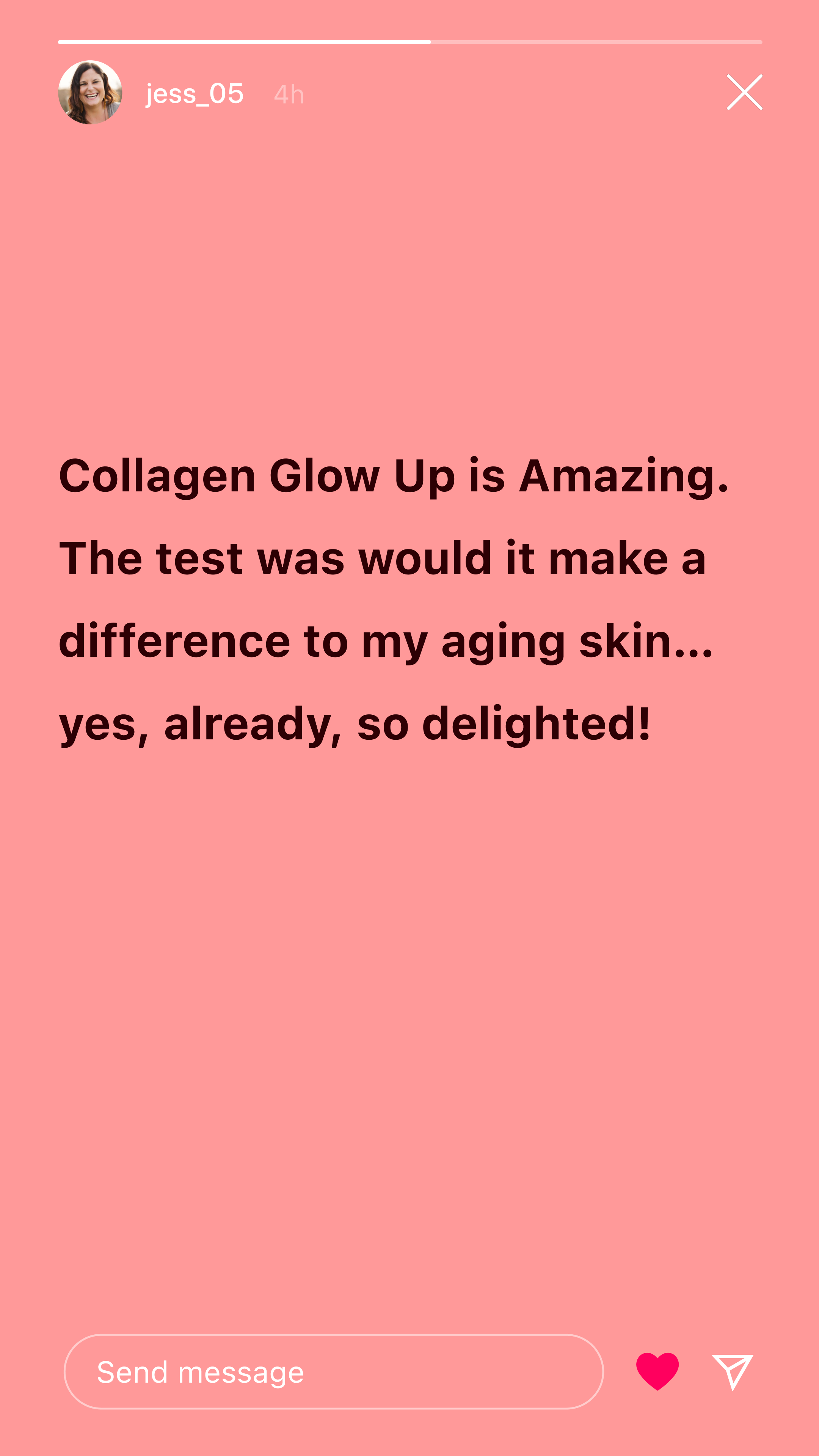 Radiant Over 40 Facebook ad