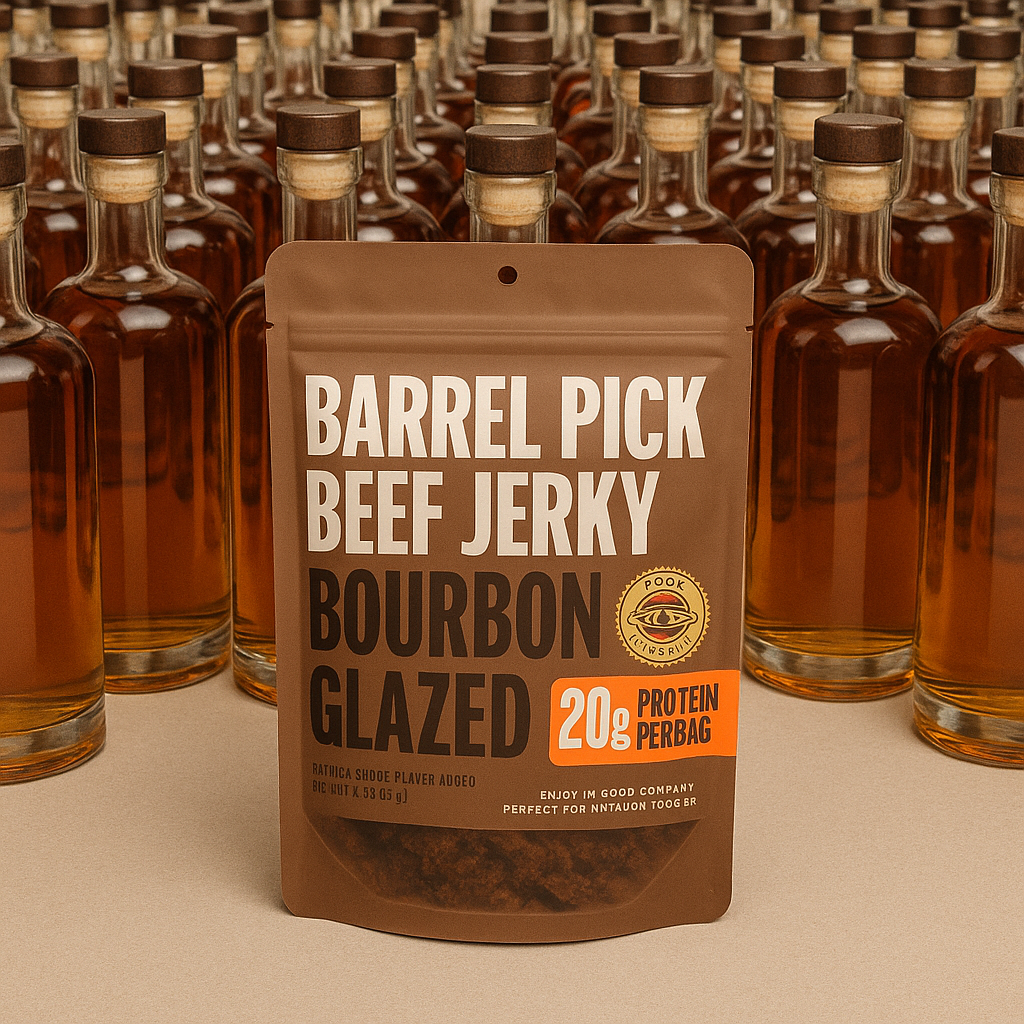 Double Neat Facebook ad: Bourbon Jerky Goes FAST