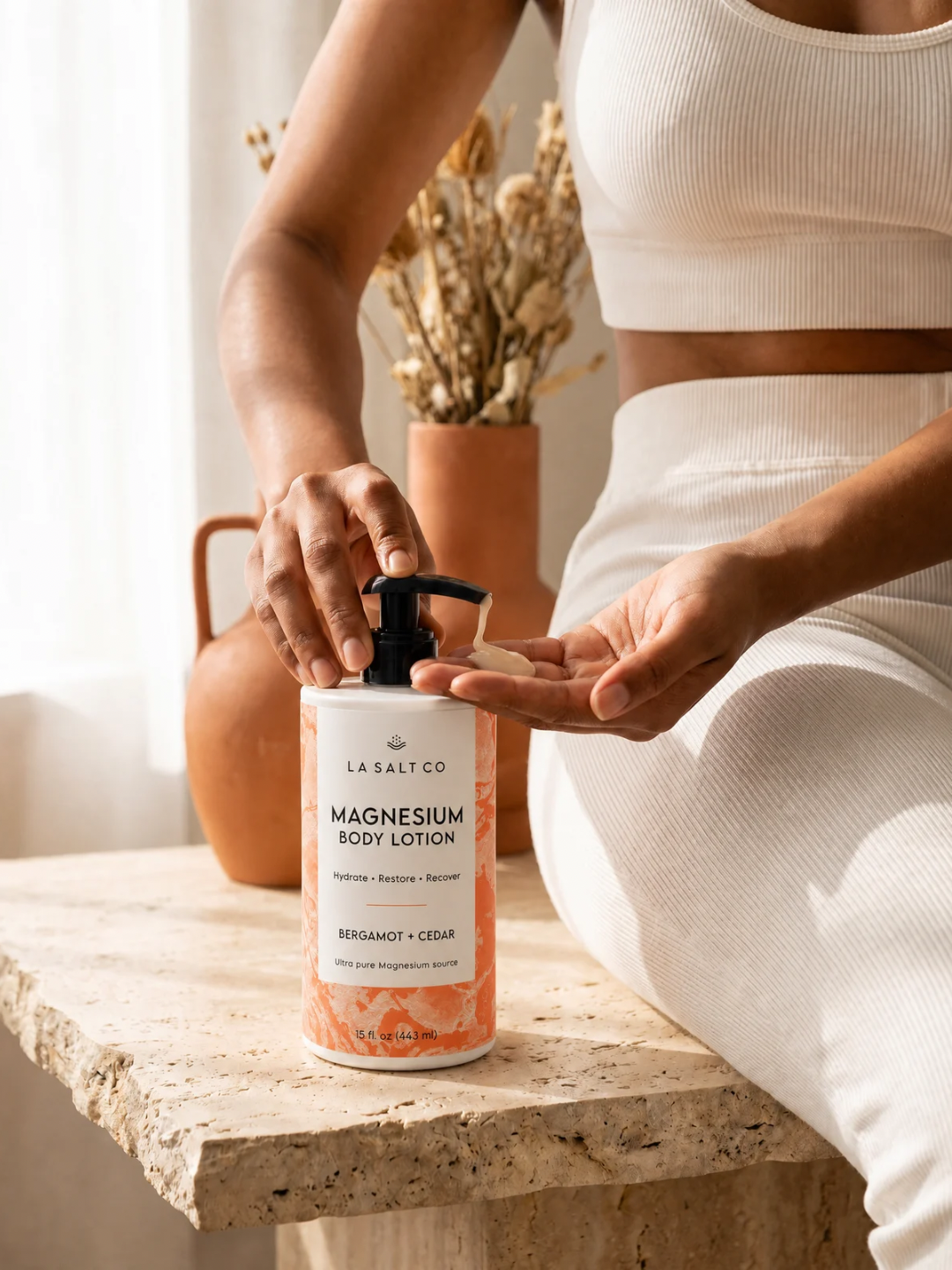 Los Angeles Salt Company Facebook ad: Hydrate. Relax. Repeat.