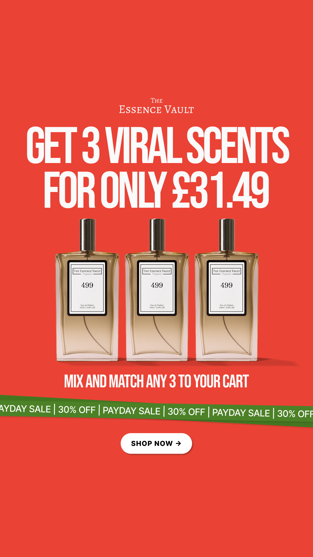 The Essence Vault Facebook ad