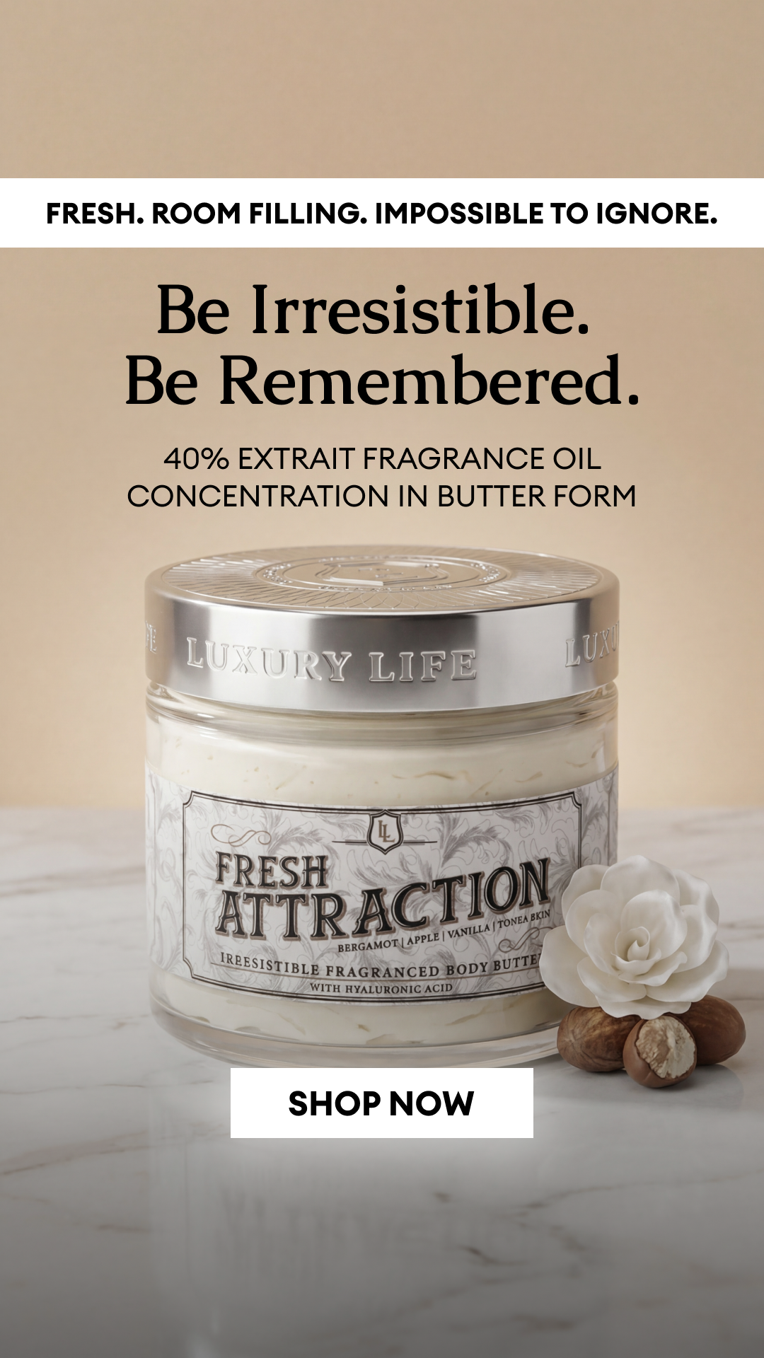 Luxury Life Butter Facebook ad