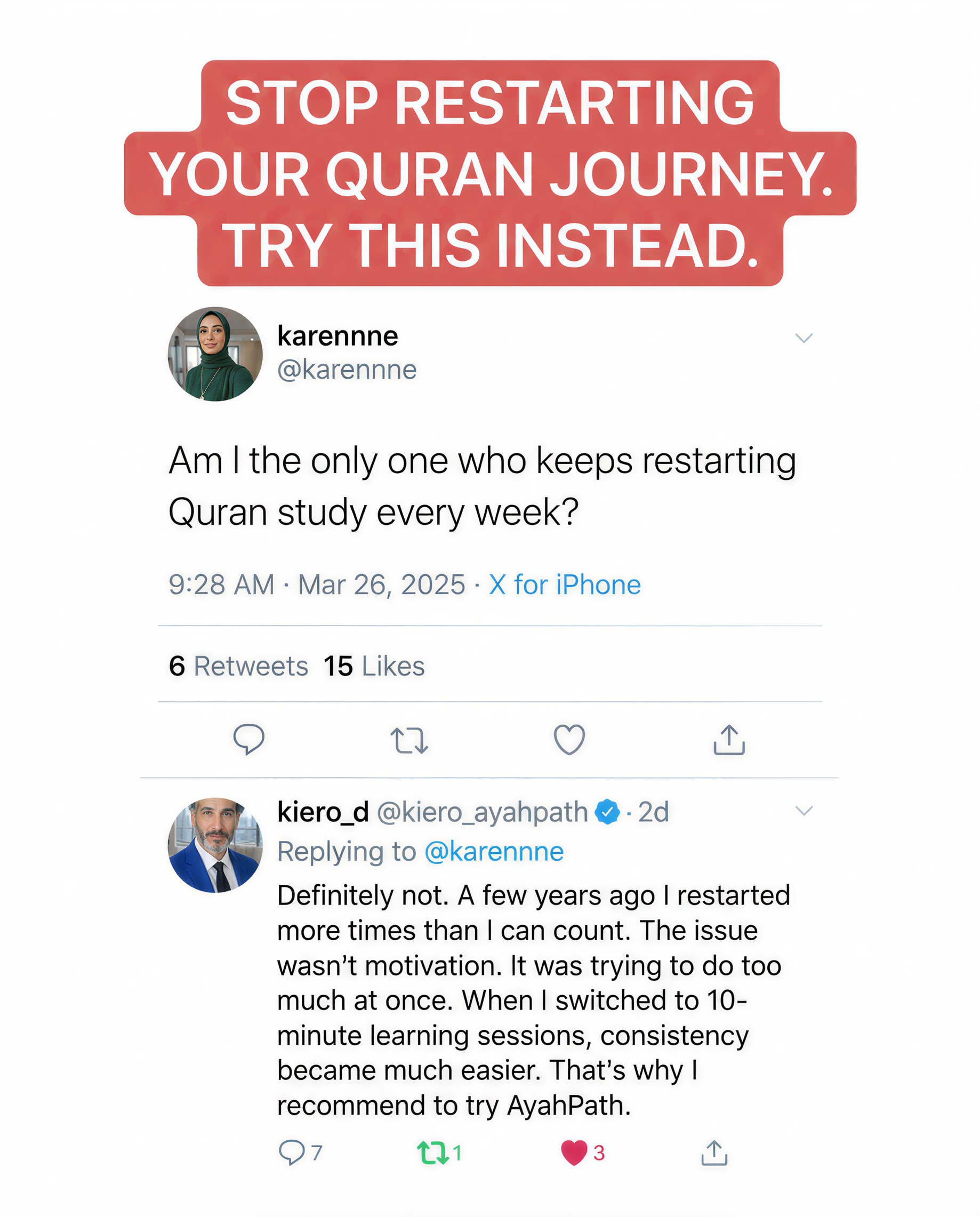 Imam Advice Daily Facebook ad