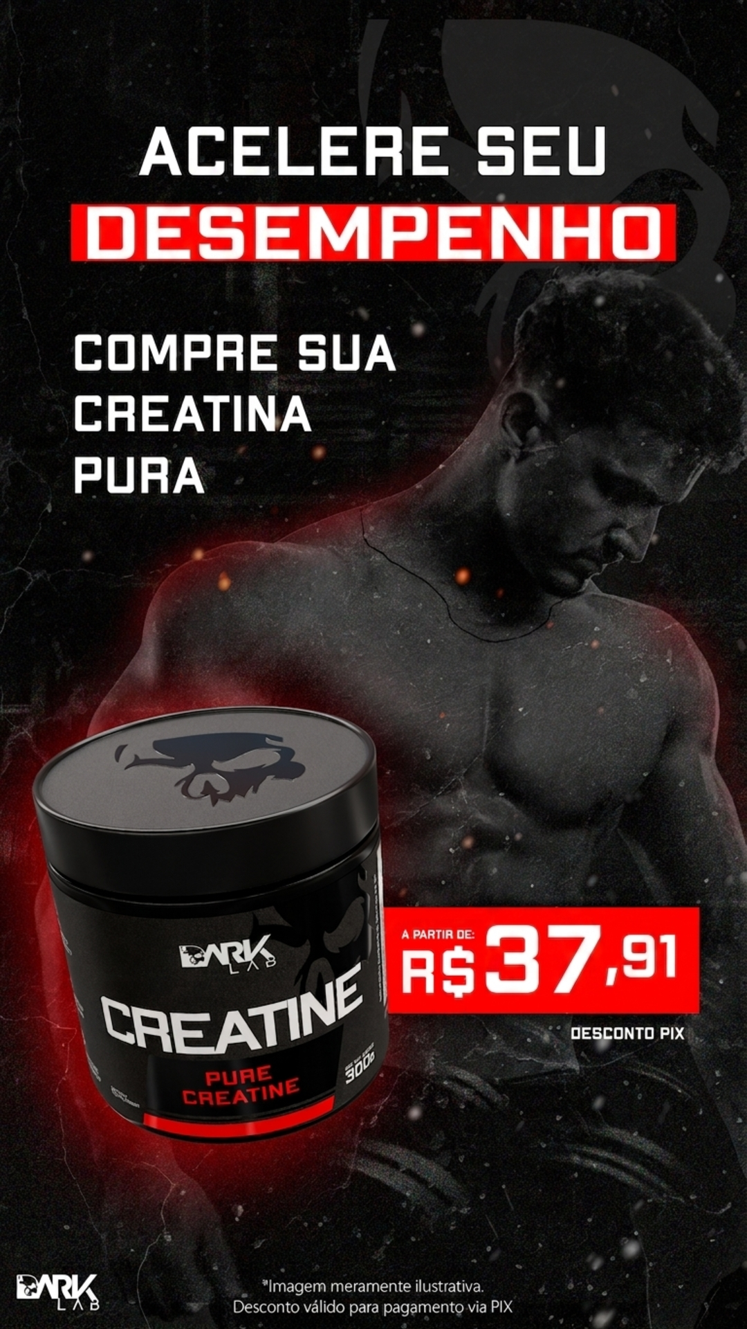 Dark Lab Suplementos Facebook ad