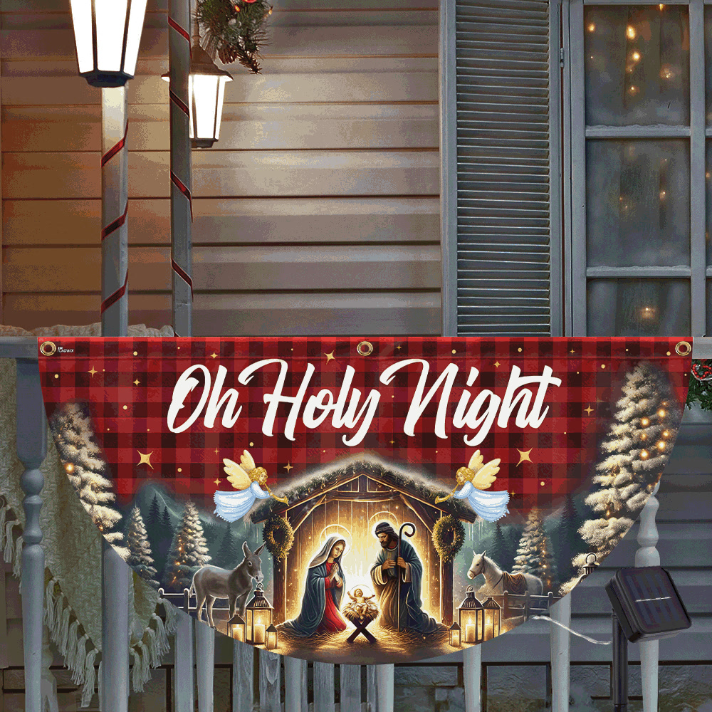 Unique Flags Facebook ad: Silent Night, Holy Night - Bring Faith & Light to Your Home