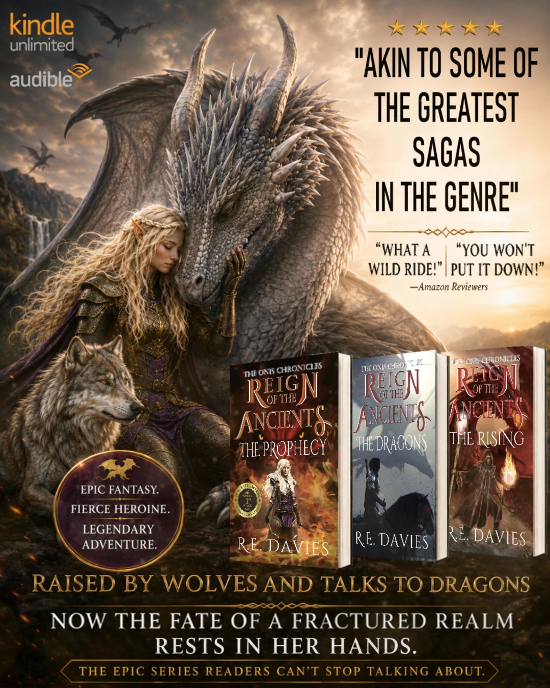 R.E. Davies Facebook ad: An Epic Fantasy Adventure