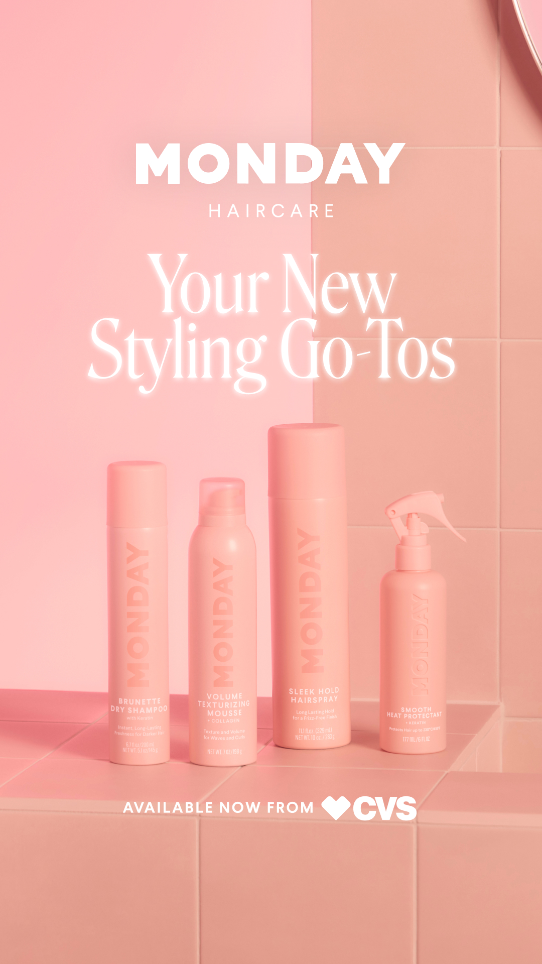 MONDAY Haircare Facebook ad
