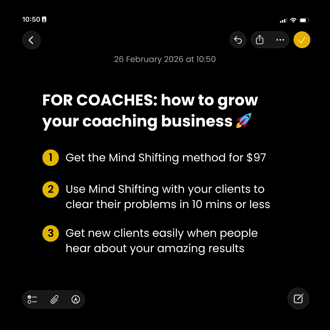 Mind Shifting Facebook ad