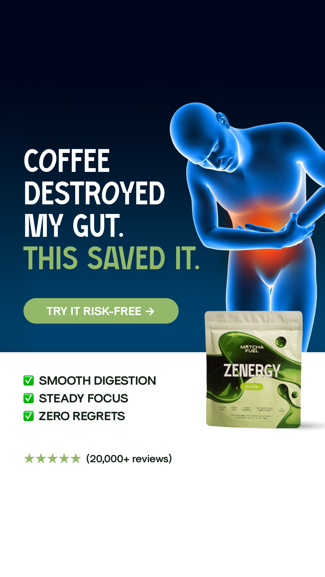 Matcha Fuel Facebook ad