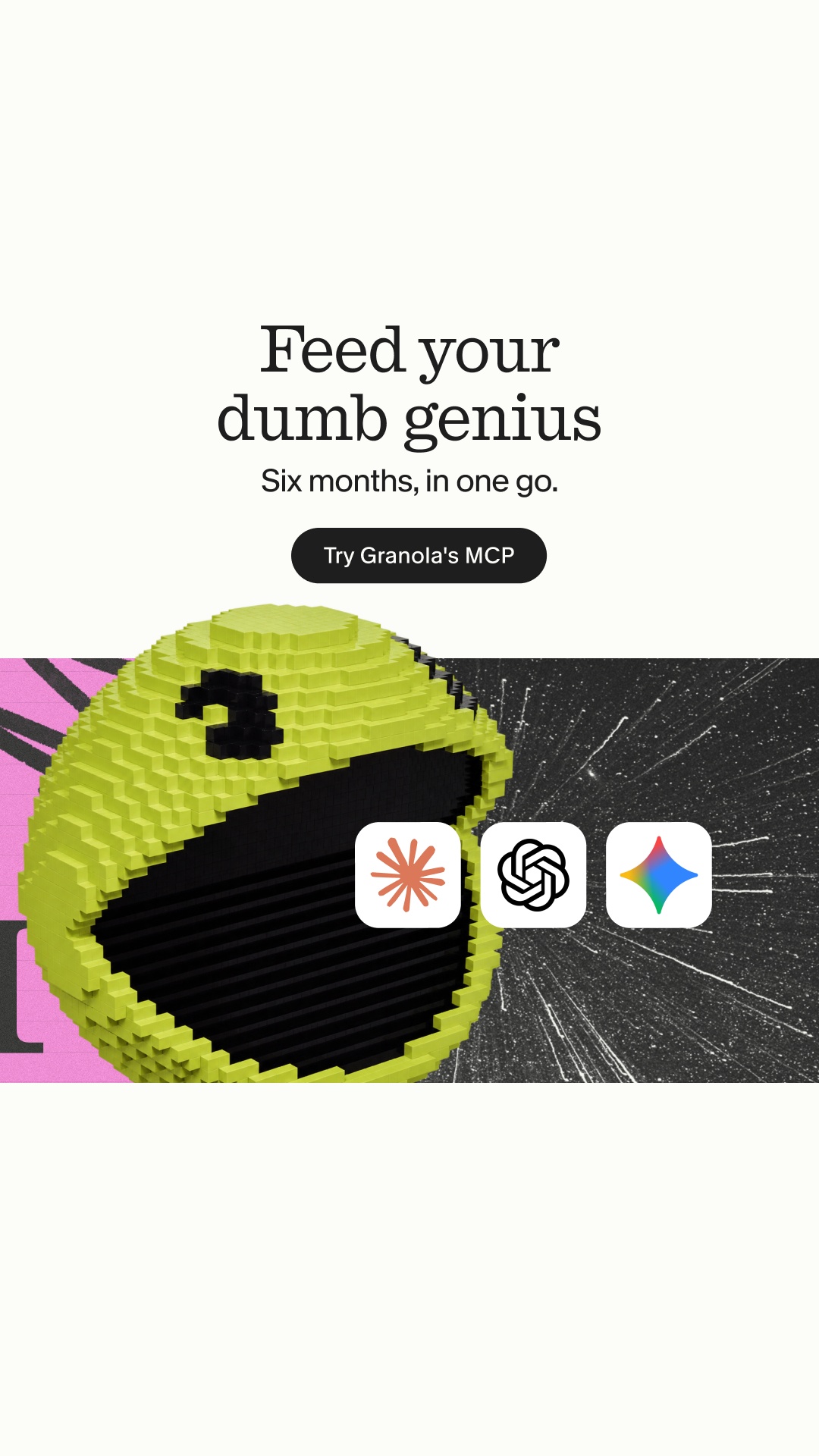 Granola - AI notepad Facebook ad