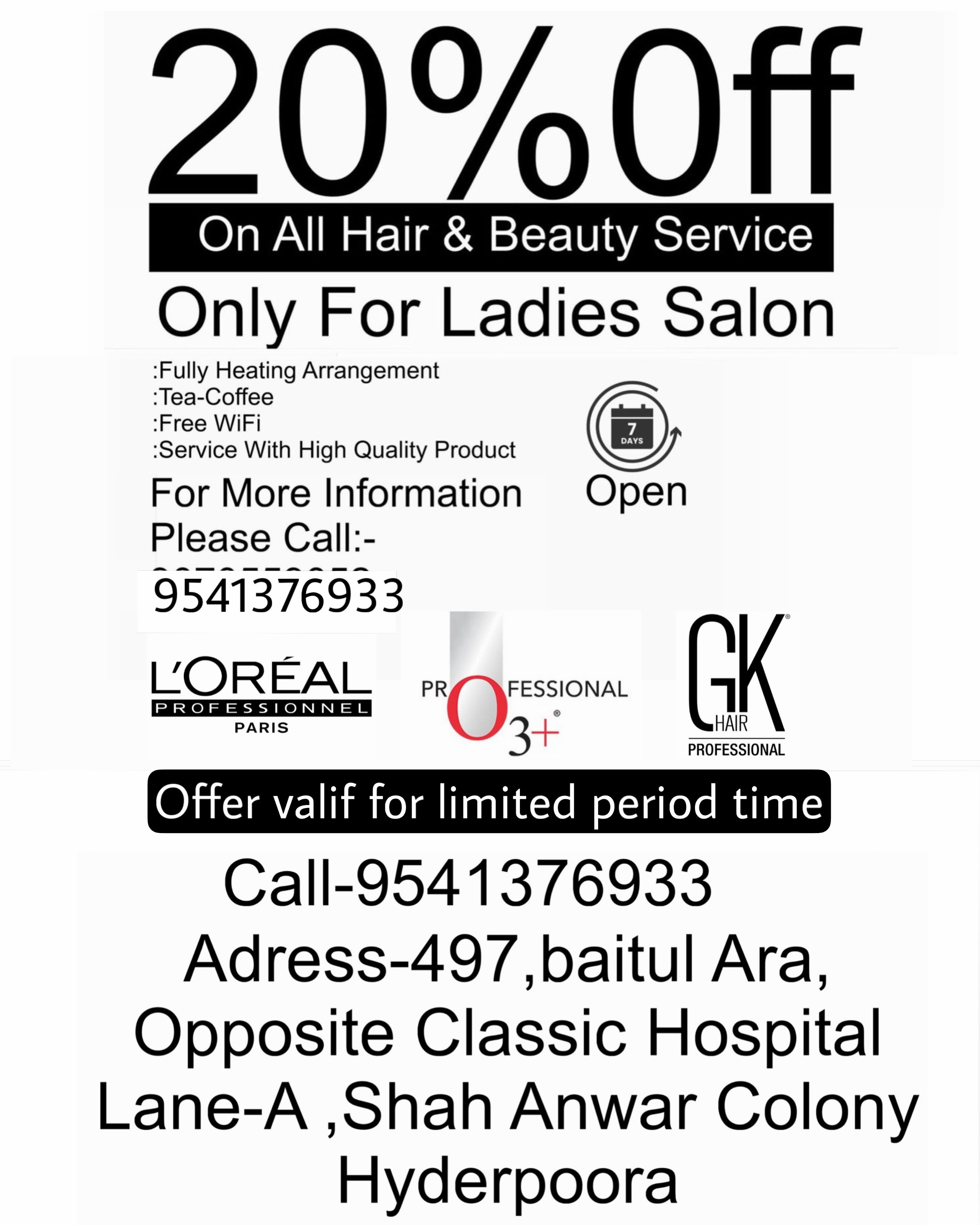 lorealsalon_hyderpora Facebook ad