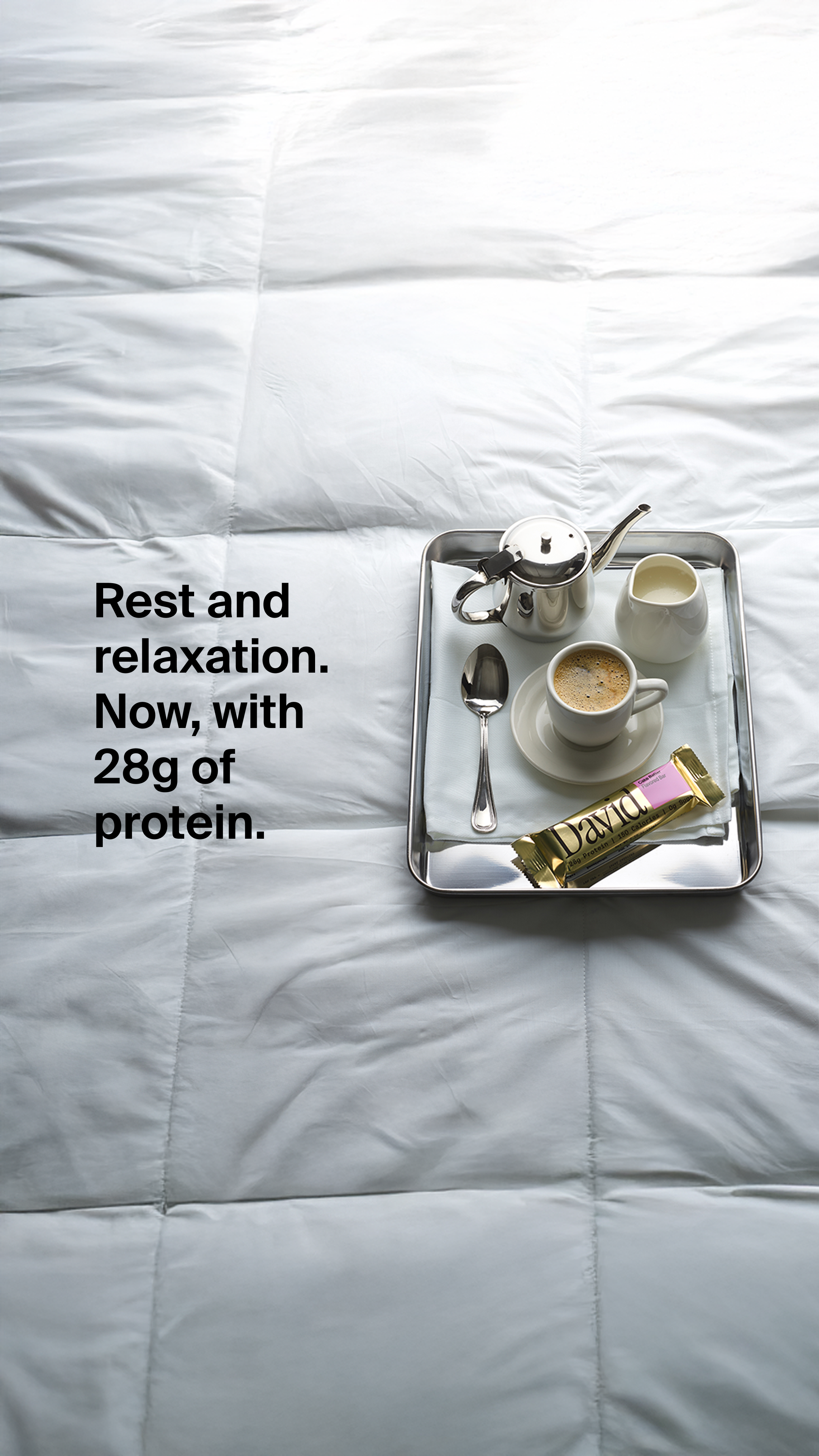 David Protein Facebook ad