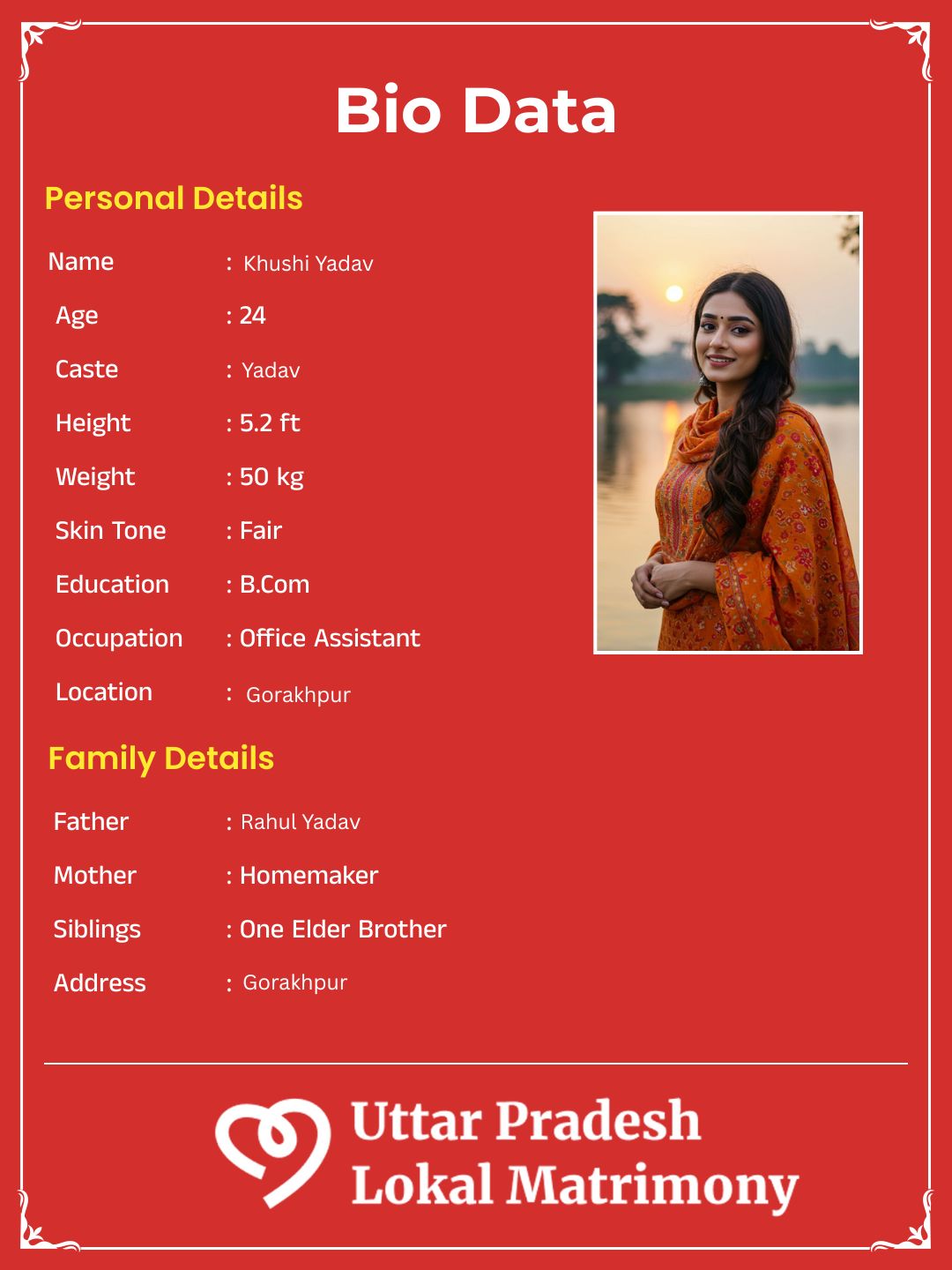 Uttar Pradesh Lokal Matrimony Facebook ad: उत्तर प्रदेश का सुरक्षित और सत्यापित लोकल मैट्रिमोनी।