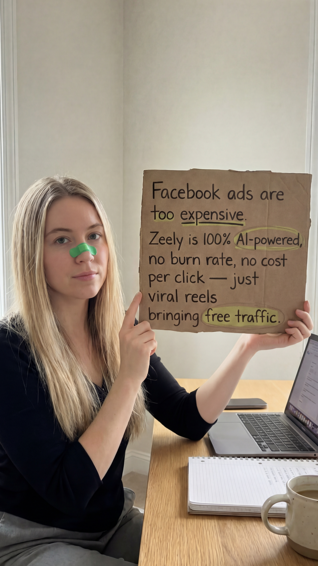 Zeely Facebook ad