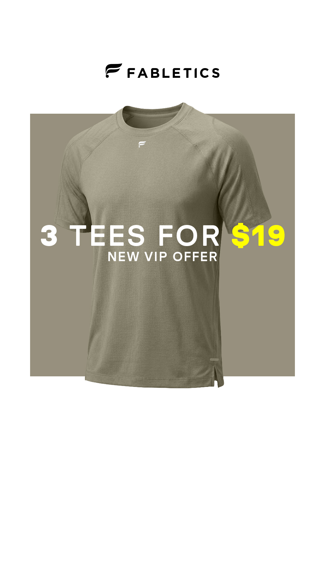 Fabletics Men Facebook ad