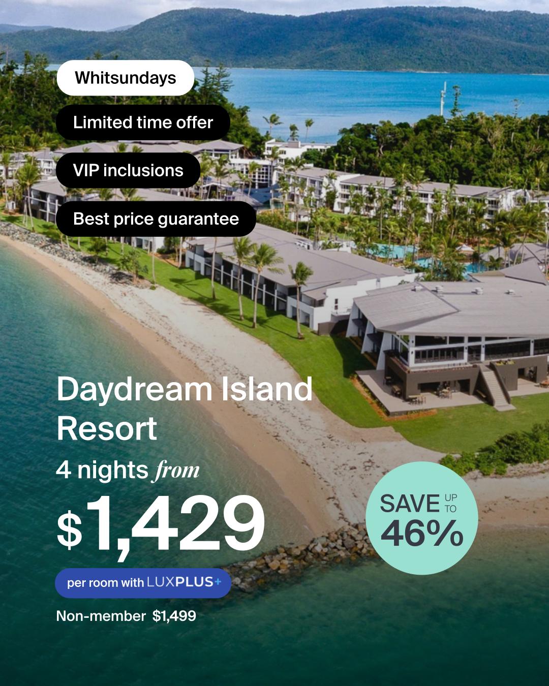 Luxury Escapes Facebook ad