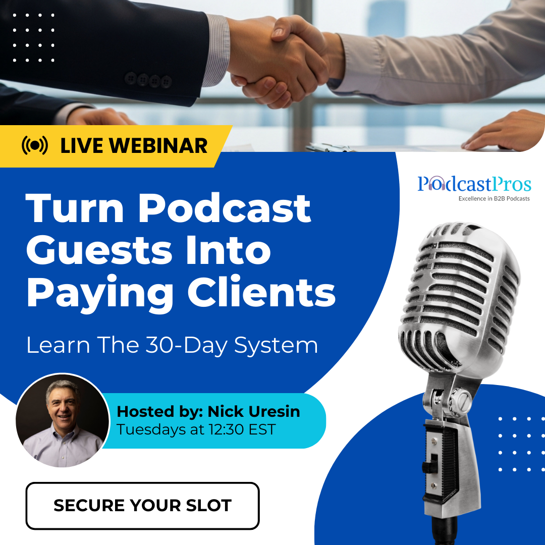 Podcast Pros Facebook ad: Ready-to-buy clients in 30 days?