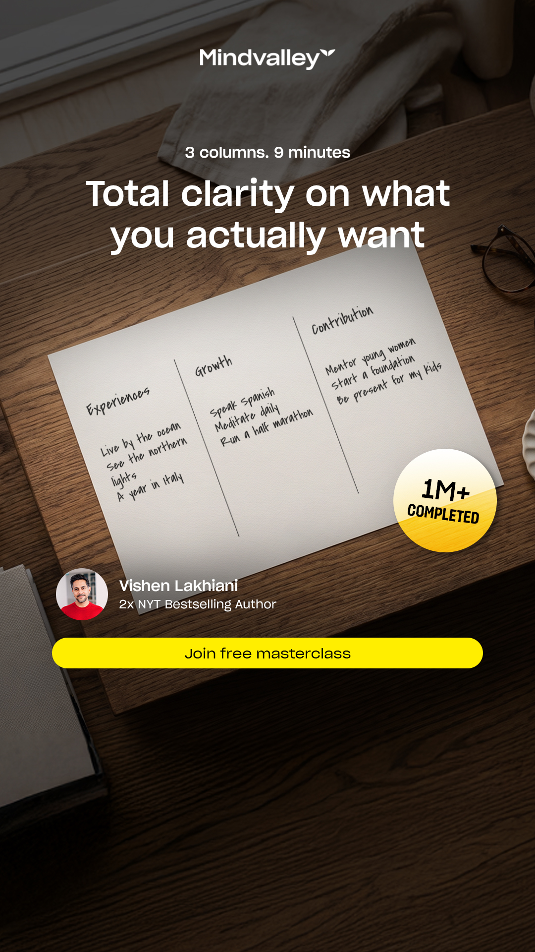 Mindvalley Facebook ad from Jul 8, 2026
