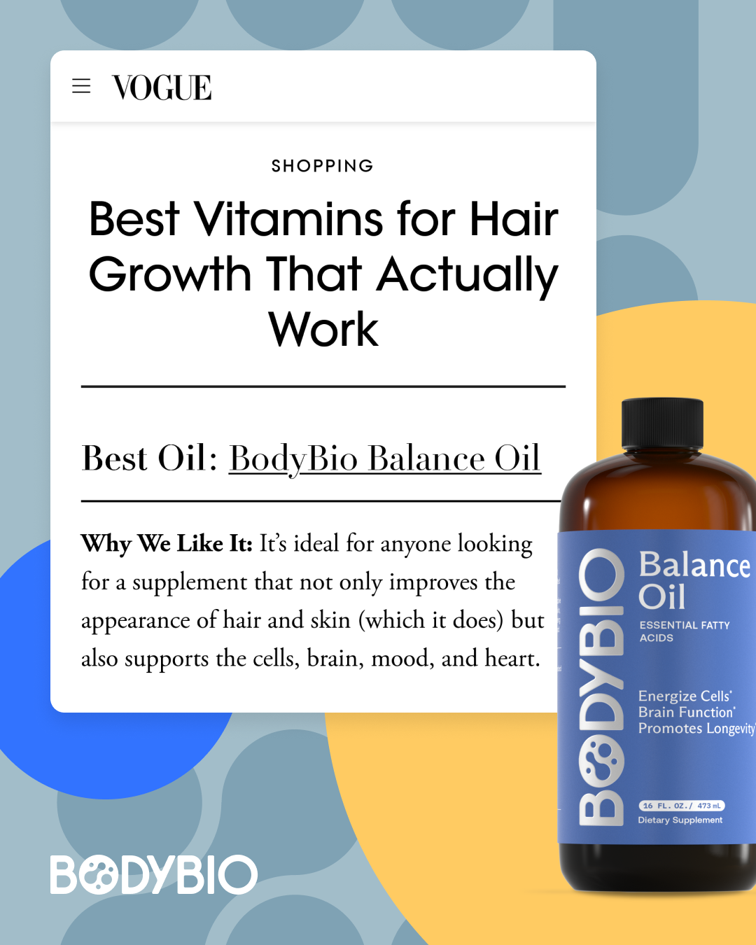 BodyBio Facebook ad